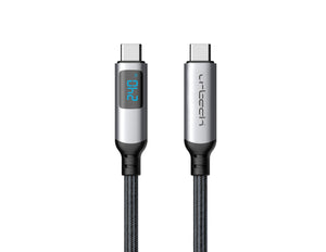 UrTech 240W 40Gbps 8K USB-C USB4 cable with LED power display 1m PVC jacket Qatar