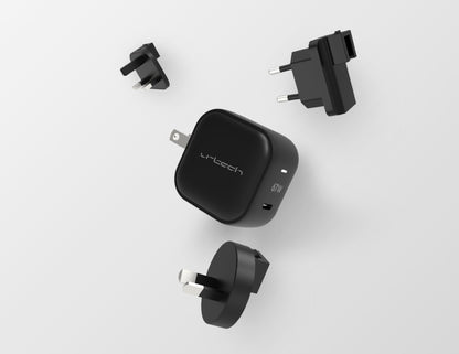 URTECH 67W GaN fast charger PD 3.0 QC 3.0 compact travel design Qatar