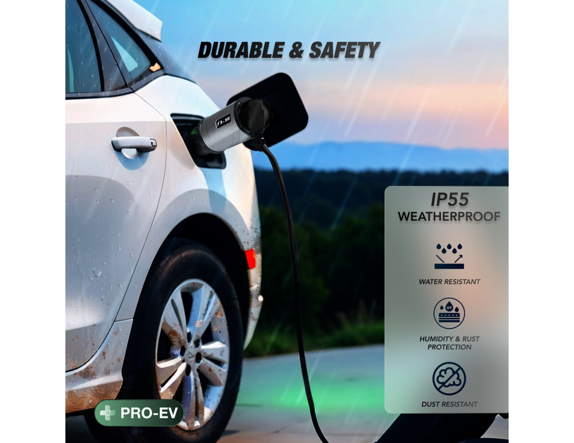 URTECH V2L GB/T EV adapter 3.5kW universal socket with EVA case Qatar