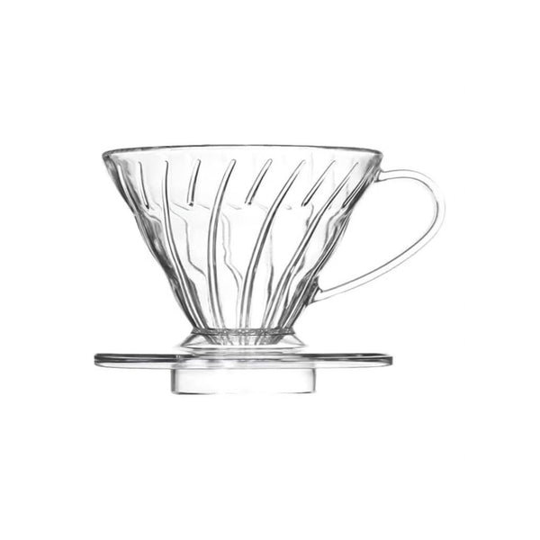 V60 Coffee Set with glass coffee pots, hand crank grinder, electronic scale and 600ml stainless steel pot in Qatar