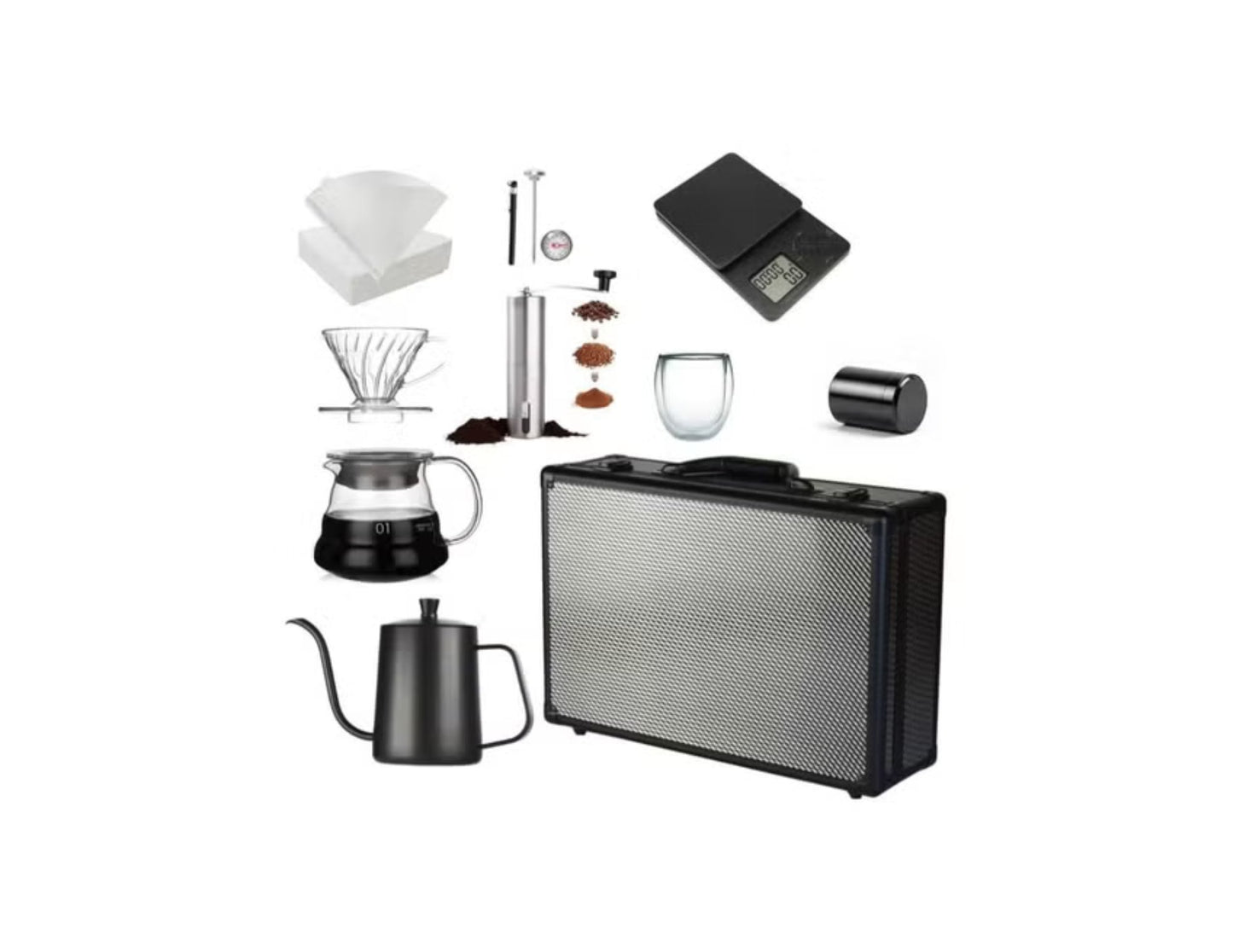V60 Coffee Travel Set portable kit case Qatar