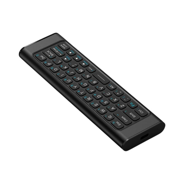 Voice remote with mini keyboard 2.4GHz air mouse and voice control Black for Android TV and Smart TV Qatar