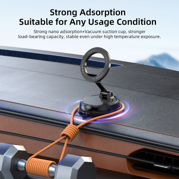 Vyvylabs MagLift 360° magnetic car mount with foldable design Black Qatar