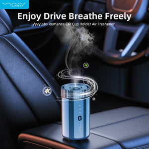 Vyvylabs Romance car cup holder air freshener VJG2 aromatherapy sprayer Blue Qatar