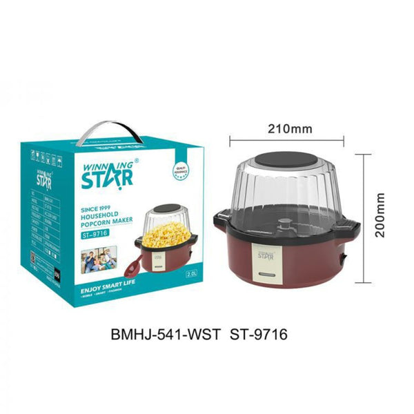 Winning Star ST-9716 700W 2L household popcorn maker quick heat Qatar