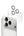 Wizard AR camera protector set with 9H AR glass for iPhone 17 Pro Max White Qatar