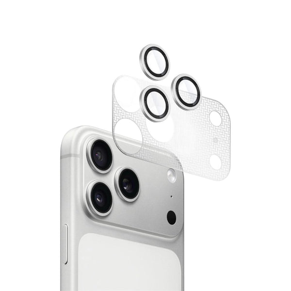 Wizard AR camera protector set with 9H AR glass for iPhone 17 Pro Max White Qatar