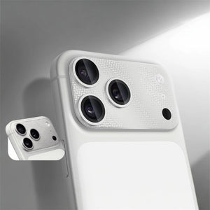 Wizard AR camera protector set with 9H AR glass for iPhone 17 Pro Max White Qatar