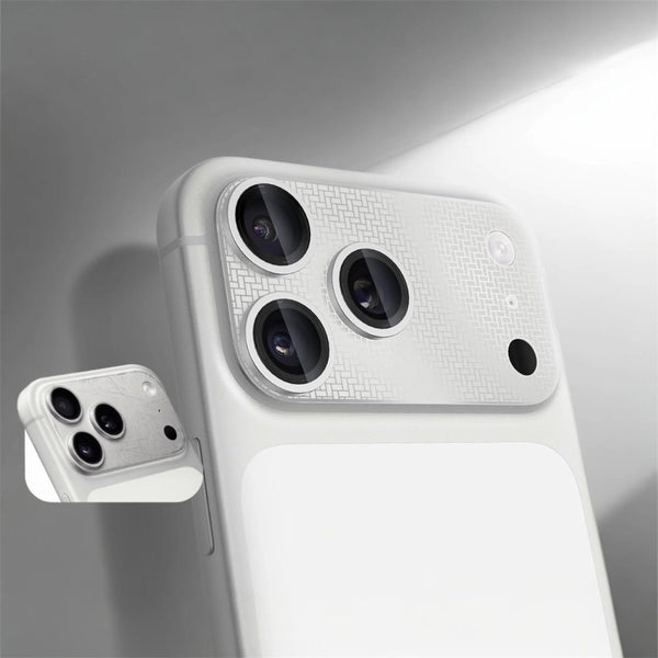 Wizard AR camera protector set with 9H AR glass for iPhone 17 Pro Max White Qatar