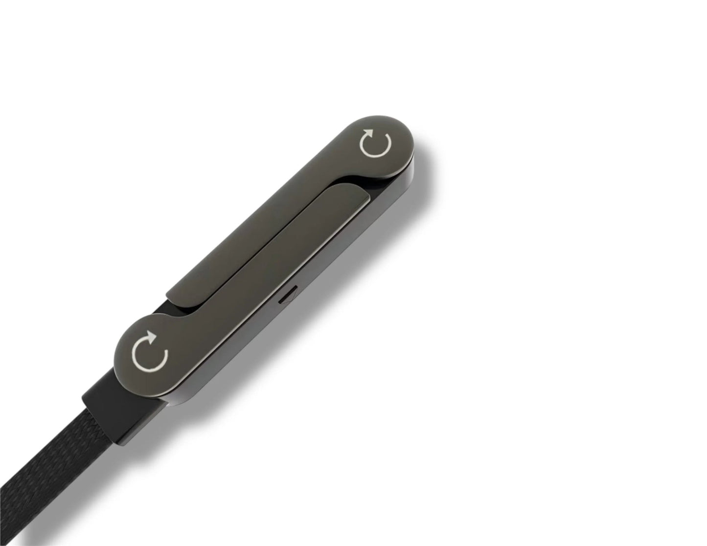 Wizard C240 Folding Stand Type-C 240W cable with phone stand at Thabthaba Store Qatar.