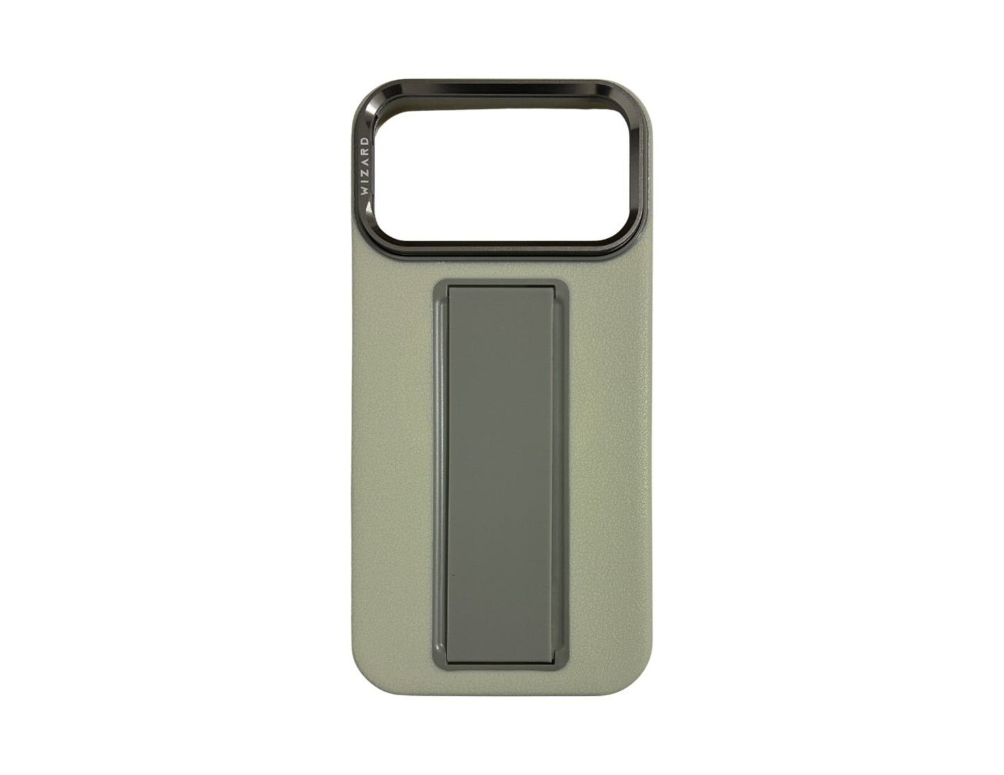 Wizard Compr Mag Case for iPhone 17 Pro Max with MagSafe, airbag corners, and kickstand.