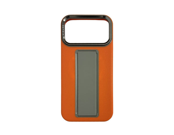 Wizard Compr Mag Case for iPhone 17 Pro Max with MagSafe, airbag corners, and kickstand.