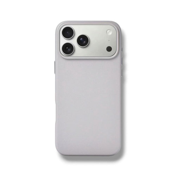 Wizard Corten Lather PU leather protective case for iPhone 18 Pro Light Gray Qatar