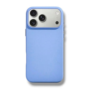 Wizard Corten Lather PU leather protective case for iPhone 18 Pro Max Light Blue Qatar