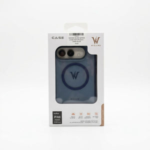 Wizard Elvis Series Dark Blue protective case for iPhone Duo with N52 magnets, raised camera bezel and anti-fingerprint coating in Qatar