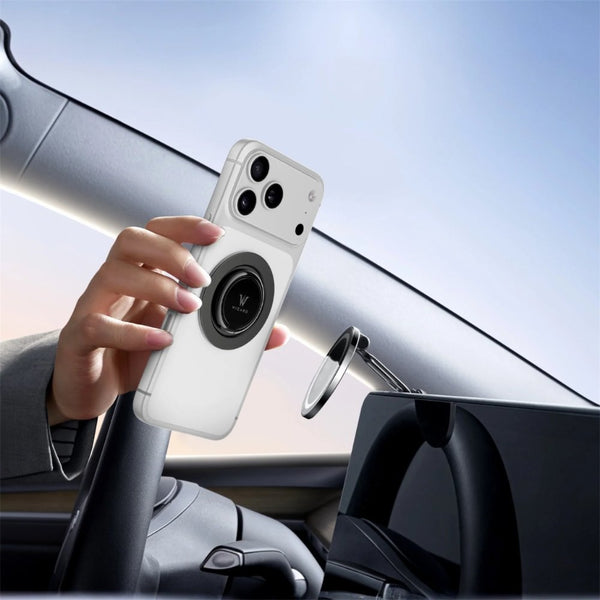 Wizard Explorer magnetic 360 degree rotating phone ring holder Black for MagSafe accessories Qatar