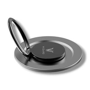 Wizard Explorer magnetic 360 degree rotating phone ring holder Silver for MagSafe accessories Qatar