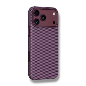 Wizard Hexashield textured protective case with MagSafe magnets for iPhone 18 Pro Max Burgundy Qatar