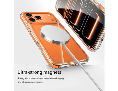 Wizard Impact Mag Case for iPhone 17 Pro with MagSafe and raised bezels at Thabthaba Store Qatar.