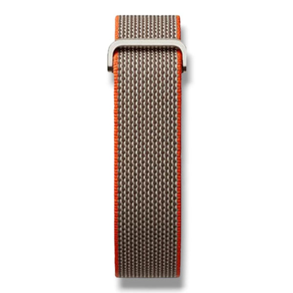 Wizard woven nylon loop strap for Google Fitbit Air Brown adjustable smartwatch band Qatar