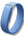 Wizard woven nylon loop strap for Google Fitbit Air Navy Blue adjustable smartwatch band Qatar