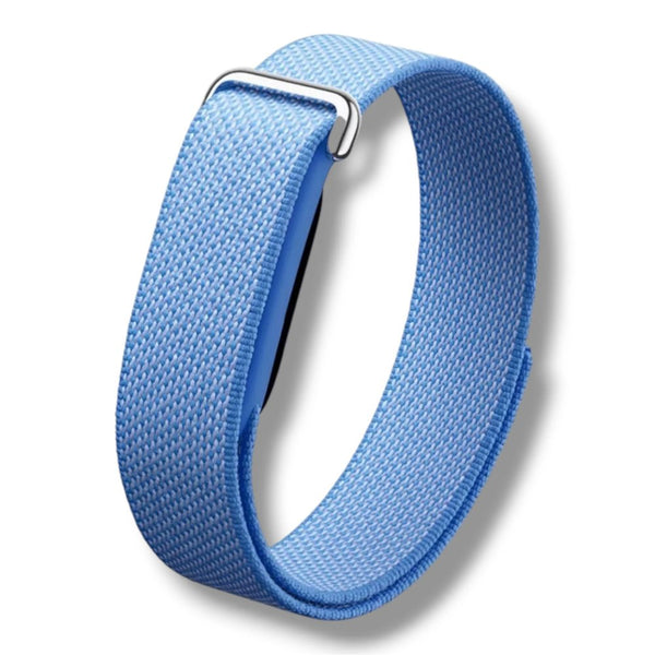 Wizard woven nylon loop strap for Google Fitbit Air Navy Blue adjustable smartwatch band Qatar