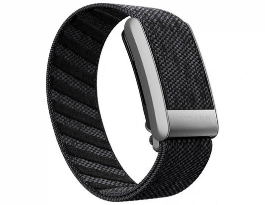 Front view of the Wizard Magic 4 Whoop Band in S-Dark Grey showing its breathable Superknit design.