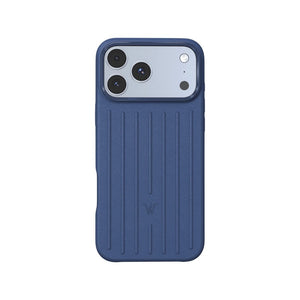 Wizard Royal Leather Case with MagSafe and PU leather for iPhone 17 Pro Blue Qatar