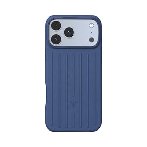 Wizard Royal Leather Case with MagSafe and PU leather for iPhone 17 Pro Max Blue Qatar