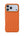 Wizard Royal Leather Case with MagSafe and PU leather for iPhone 17 Pro Max Orange Qatar