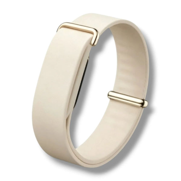 Wizard silicone replacement band for Google Fitbit Air with adjustable lightweight design in Beige Qatar