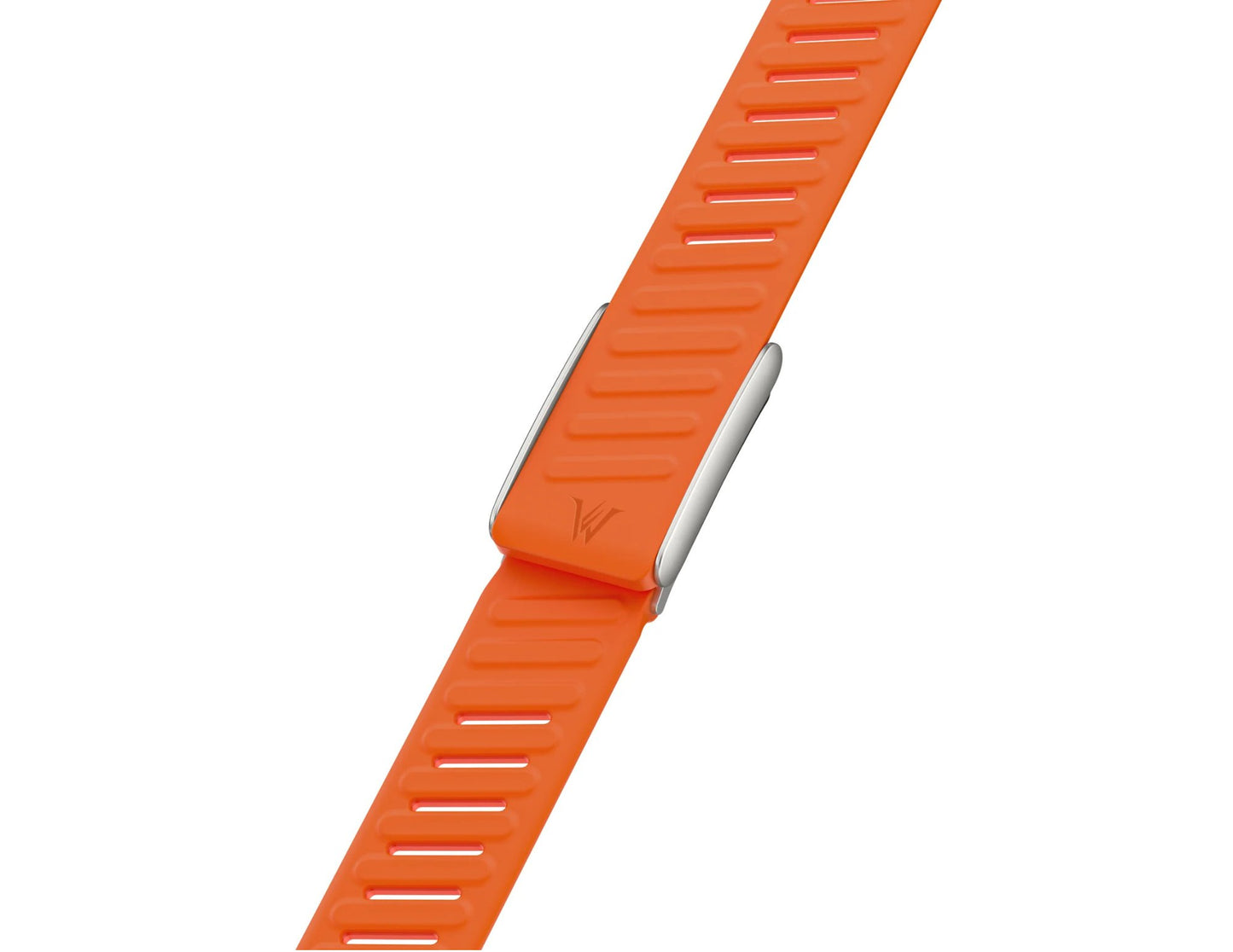 Wizard Silicone Band for Whoop One and Peak 5.0, premium sweat-resistant sport strap, adjustable fit, shown in Starlight and Light Grey, at Thabthaba Store Qatar