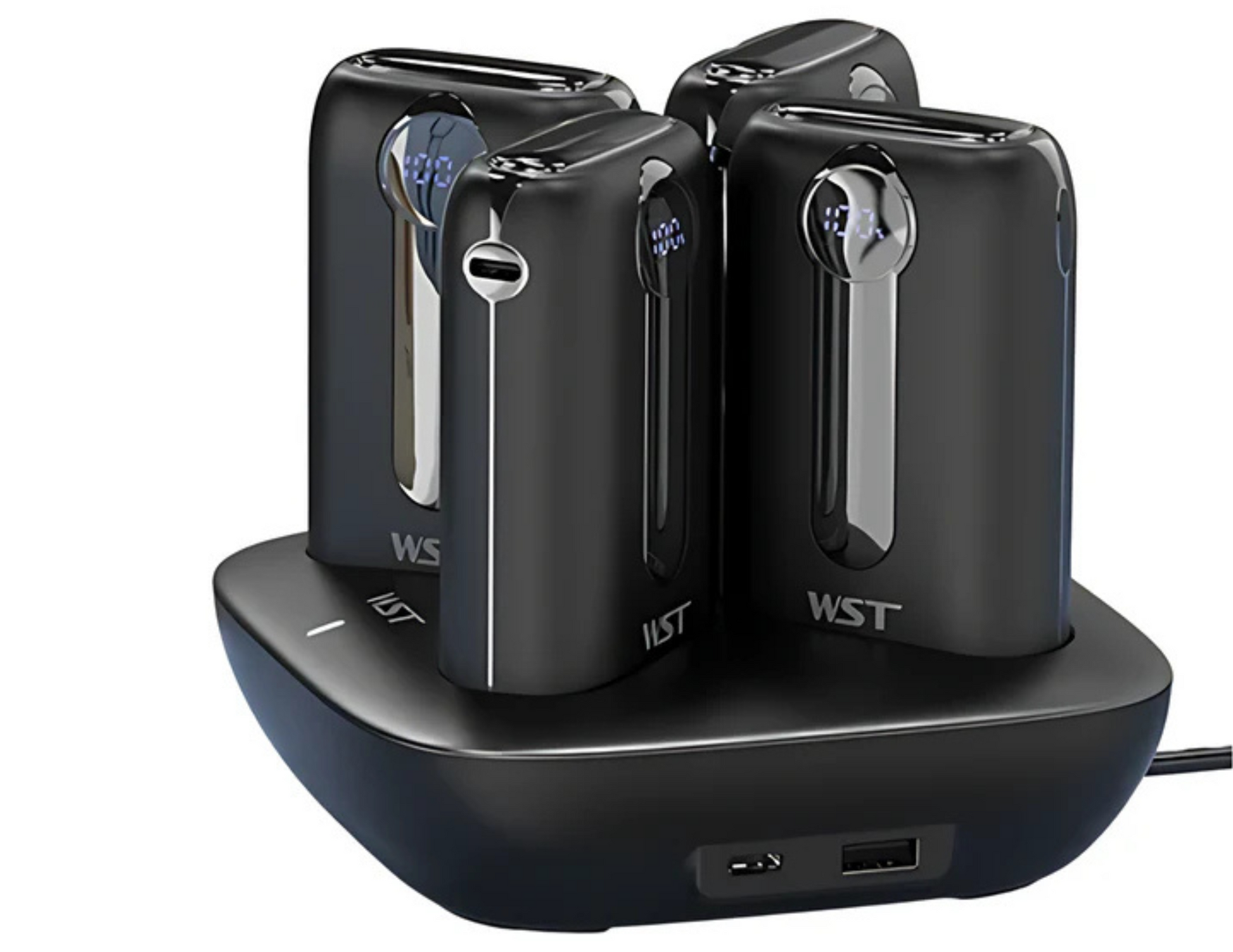 Slim and portable design of the WST WP0224 docking station.