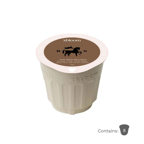 xBloom xPods Adham 8 coffee pods with honey caramel and nutty tasting notes in Qatar