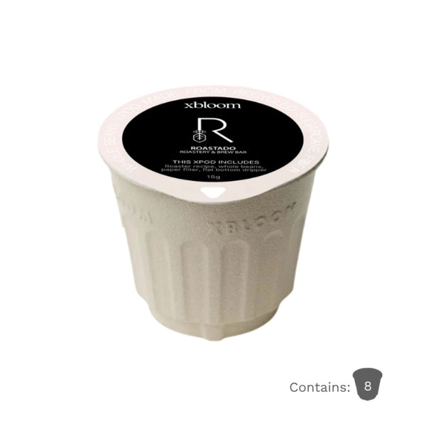 xBloom xPods Roastado Colombia 8 coffee pods with citrus nutty caramel and cocoa flavor notes in Qatar