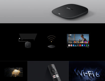 Xiaomi TV Box S 3rd Gen MDZ-32-AA 4K streaming TV box with remote, Thabthaba Store Qatar