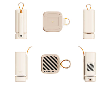 Yaber T1 Pro portable smart projector with 8W TurboSonic speaker and 180-degree gimbal stand Qatar