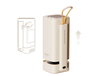 Yaber T1 Pro portable smart projector with 8W TurboSonic speaker and 180-degree gimbal stand Qatar