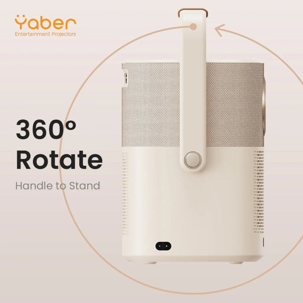 Yaber T2 Plus GTV Portable Smart Projector with Google TV JBL Speakers Full HD Qatar