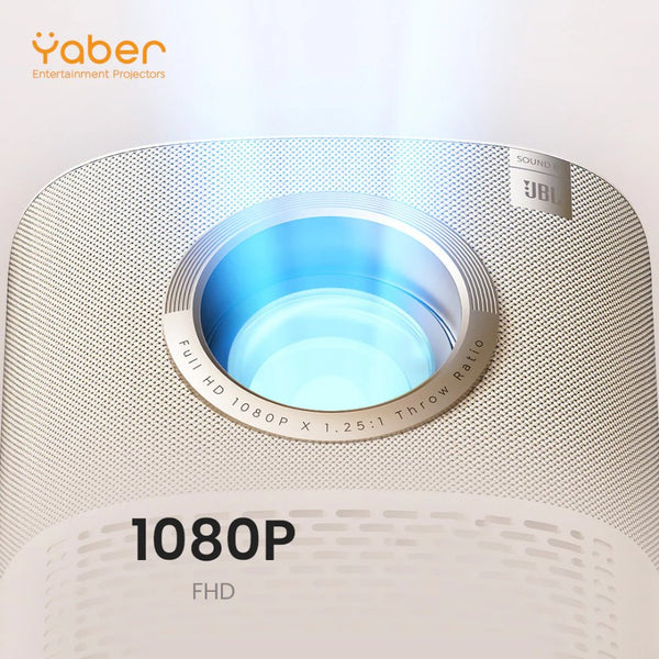 Yaber T2 Plus GTV Portable Smart Projector with Google TV JBL Speakers Full HD Qatar
