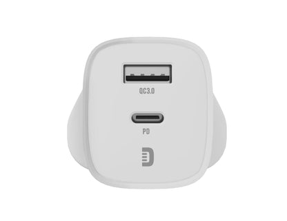 Zendure SuperPort 35W USB-C PD Mini Wall Charger Black White Qatar