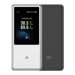 ZTE U60 Pro MU5250 5G WiFi 7 mobile router with 10,000mAh battery and touchscreen in Qatar